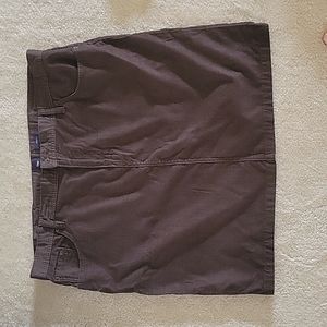 Gap brown corderoy skirt